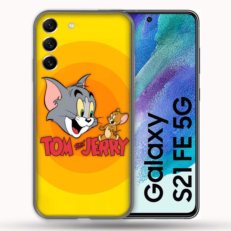 Coque Pour Samsung Galaxy S21 FE Tom Jerry