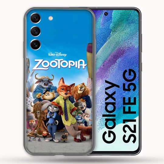 Coque Pour Samsung Galaxy S21 FE Zootopia