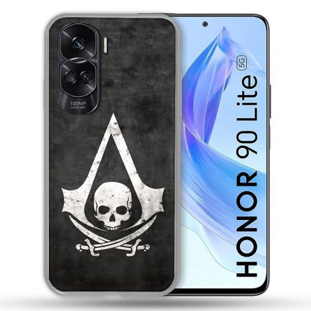 Coque Pour Honor 90 Lite 5G Assassin Creed Tete Mort