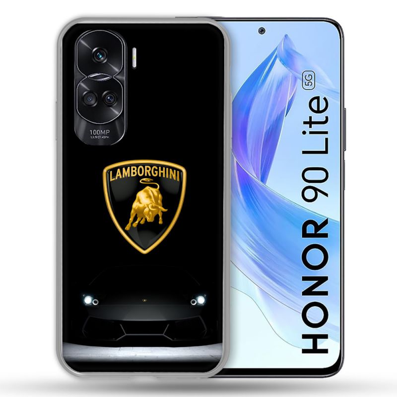 Coque Pour Honor 90 Lite 5G Lamborghini Noir