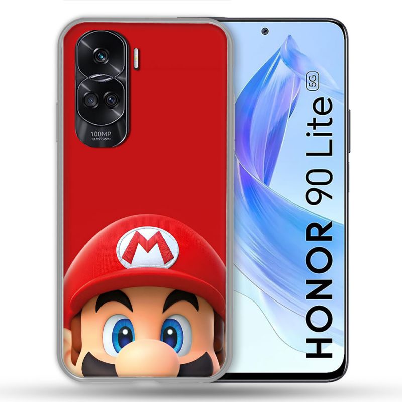 Coque Pour Honor 90 Lite 5G Mario Rouge