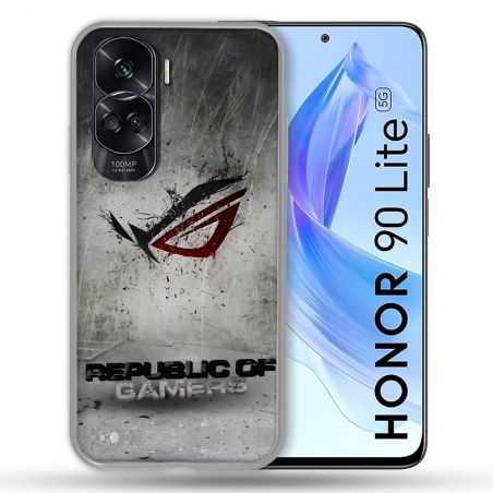 Coque Pour Honor 90 Lite 5G ROG Gris