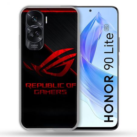 Coque Pour Honor 90 Lite 5G ROG Rouge