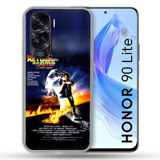 Coque Pour Honor 90 Lite 5G Retour Vers Le Futur Affiche