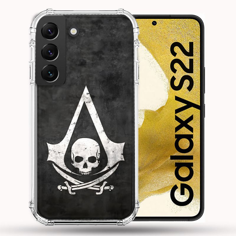 Coque Pour Samsung Galaxy S22 Assassin Creed Tete Mort