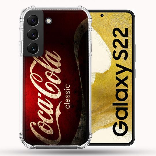 Coque Pour Samsung Galaxy S22 Coca Cola Classique