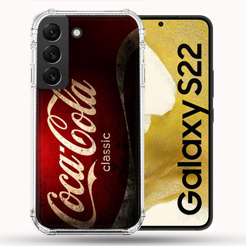 Coque Pour Samsung Galaxy S22 Coca Cola Classique