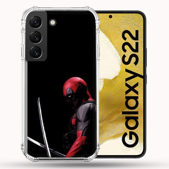 Coque Pour Samsung Galaxy S22 Deadpool Epee