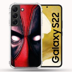 Coque Pour Samsung Galaxy S22 Deadpool Yeux