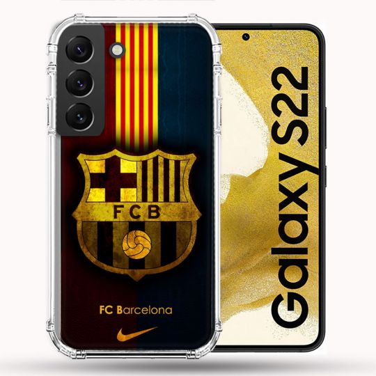 Coque Pour Samsung Galaxy S22 Foot FC Barcelone Vintage
