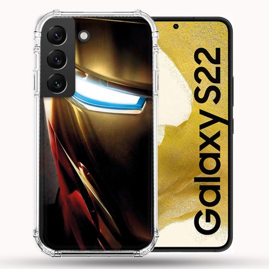 Coque Pour Samsung Galaxy S22 Iron Man Casque