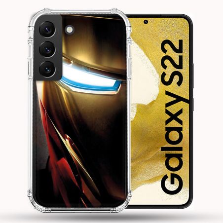 Coque Pour Samsung Galaxy S22 Iron Man Casque