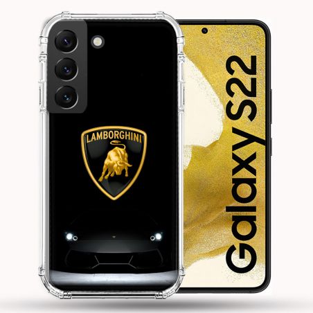Coque Pour Samsung Galaxy S22 Lamborghini Noir