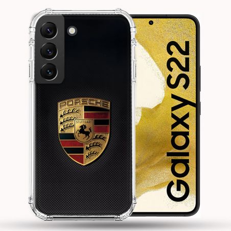 Coque Pour Samsung Galaxy S22 Porsche Carbone