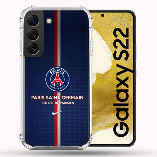 Coque Pour Samsung Galaxy S22 Foot PSG Fier
