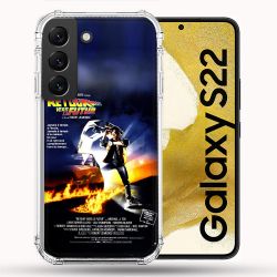 Coque Pour Samsung Galaxy S22 Retour Vers Le Futur Affiche