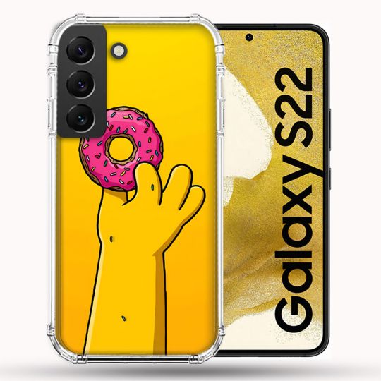 Coque Pour Samsung Galaxy S22 Simpson Donuts