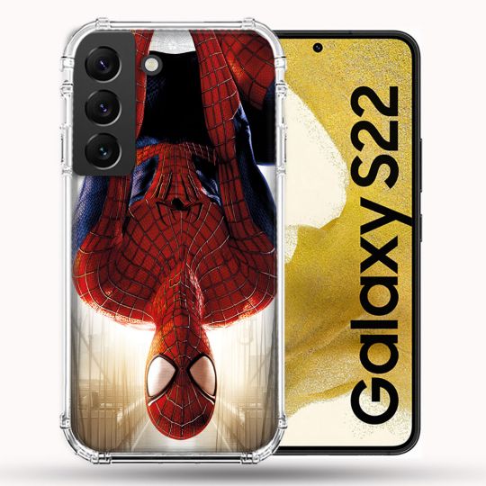 Coque Pour Samsung Galaxy S22 Spiderman Invers