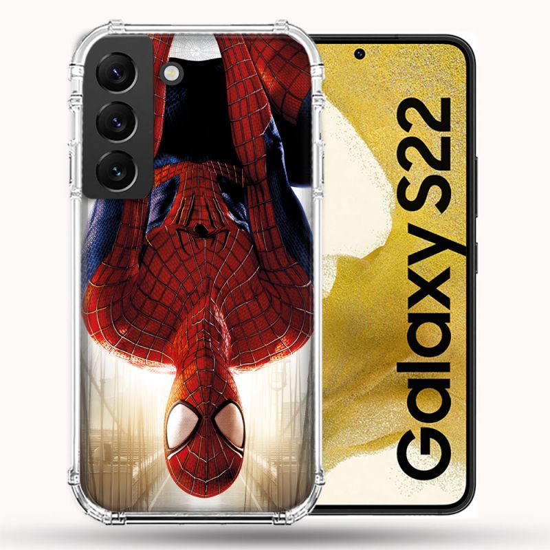 Coque Pour Samsung Galaxy S22 Spiderman Invers