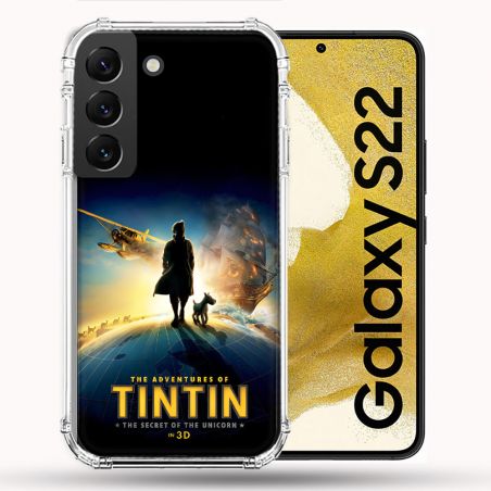 Coque Pour Samsung Galaxy S22 Tintin Affiche