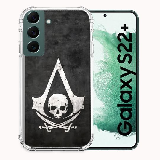 Coque Pour Samsung Galaxy S22 Plus Assassin Creed Tete Mort