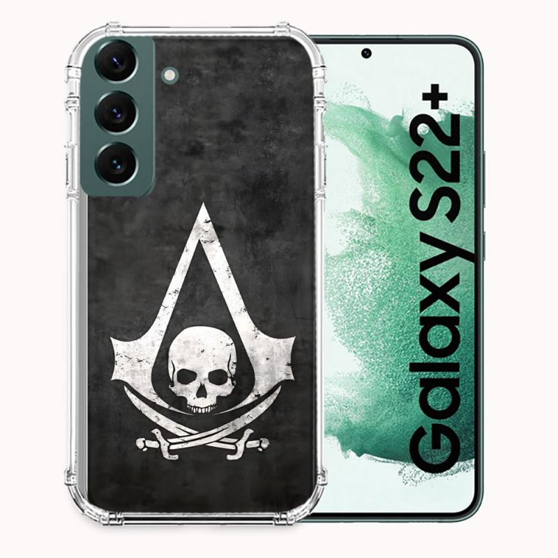 Coque Pour Samsung Galaxy S22 Plus Assassin Creed Tete Mort