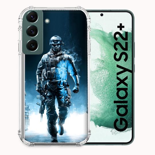 Coque Pour Samsung Galaxy S22 Plus Call Of Duty Guerrier