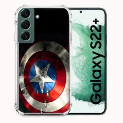 Coque Pour Samsung Galaxy S22 Plus Captain America Bouclier