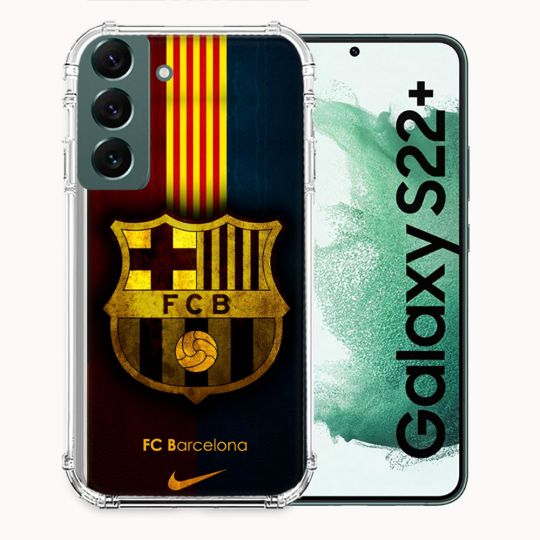 Coque Pour Samsung Galaxy S22 Plus Foot FC Barcelone Vintage