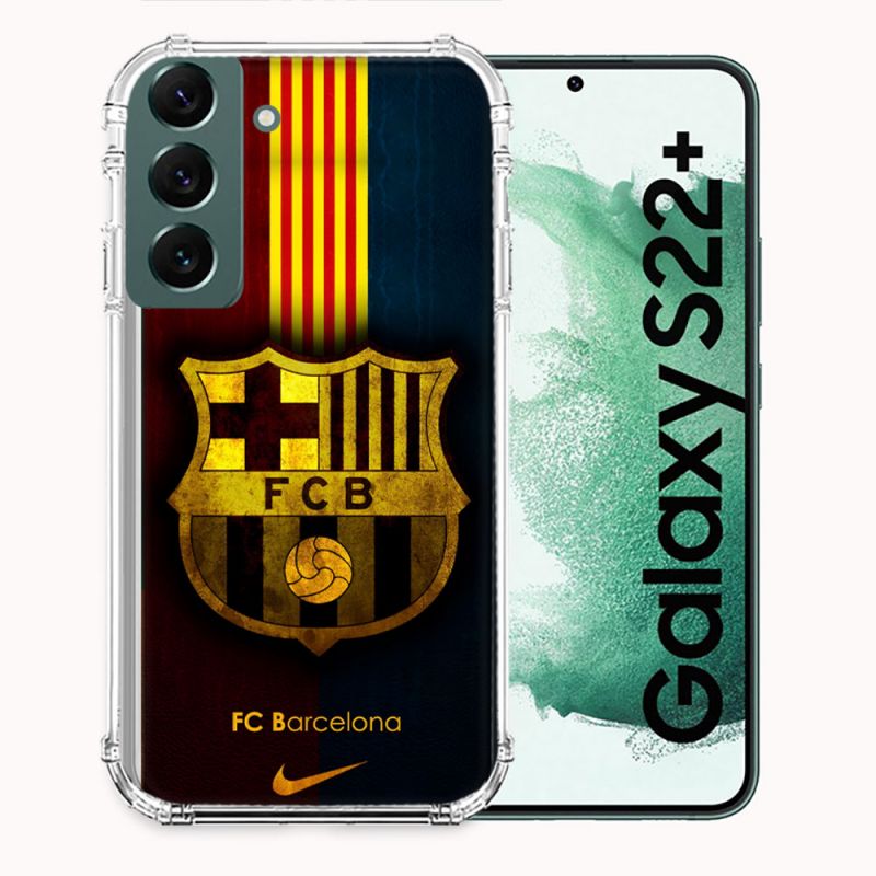 Coque Pour Samsung Galaxy S22 Plus Foot FC Barcelone Vintage