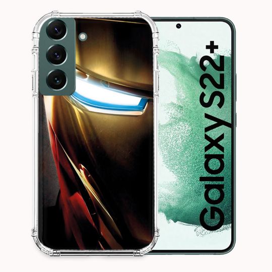 Coque Pour Samsung Galaxy S22 Plus Iron Man Casque