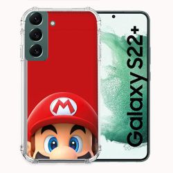 Coque Pour Samsung Galaxy S22 Plus Mario Rouge