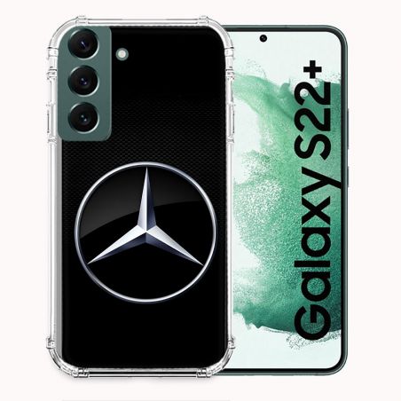 Coque Pour Samsung Galaxy S22 Plus Mercedes Carbone
