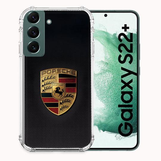 Coque Pour Samsung Galaxy S22 Plus Porsche Carbone