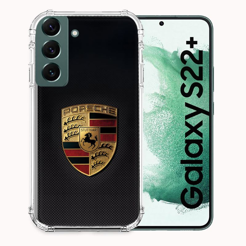 Coque Pour Samsung Galaxy S22 Plus Porsche Carbone