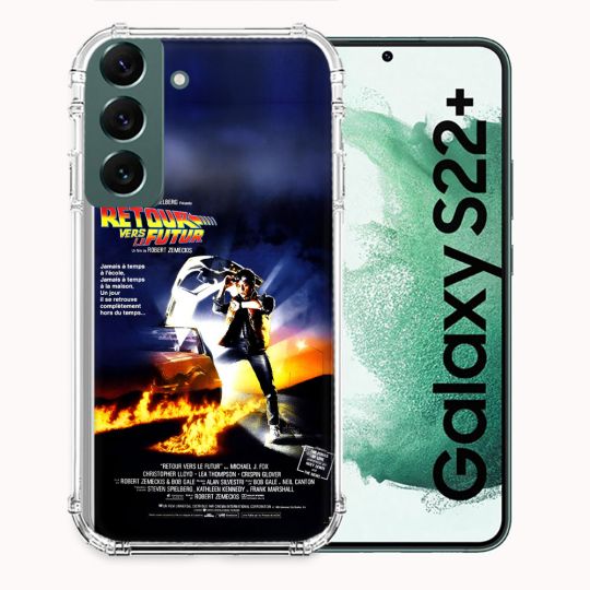 Coque Pour Samsung Galaxy S22 Plus Retour Vers Le Futur Affiche