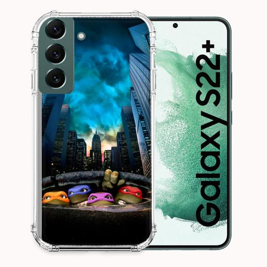 Coque Pour Samsung Galaxy S22 Plus Tortue Ninja Ville