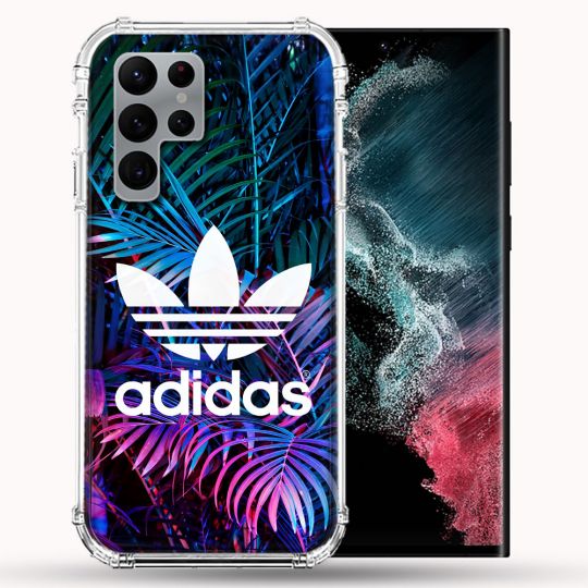 Coque Pour Samsung Galaxy S22 Ultra Adidas Palmier