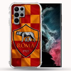 Coque Pour Samsung Galaxy S22 Ultra Foot As Roma