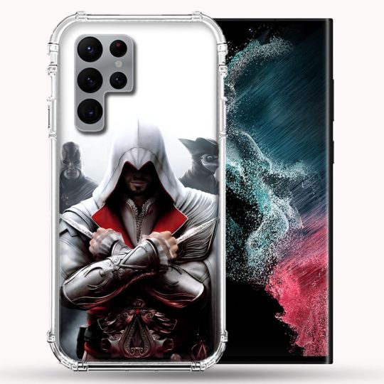 Coque Pour Samsung Galaxy S22 Ultra Assassin Creed Mask