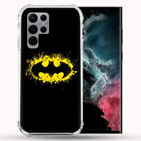 Coque Pour Samsung Galaxy S22 Ultra Batman Logo