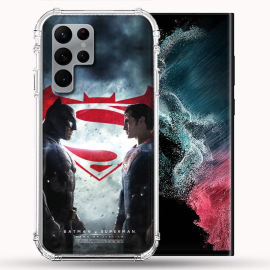 Coque Pour Samsung Galaxy S22 Ultra Batman VS Superman