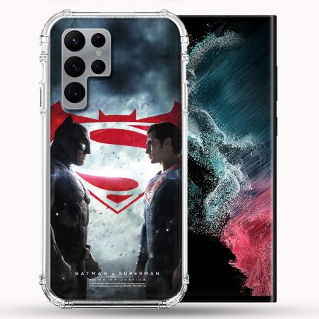 Coque Pour Samsung Galaxy S22 Ultra Batman VS Superman