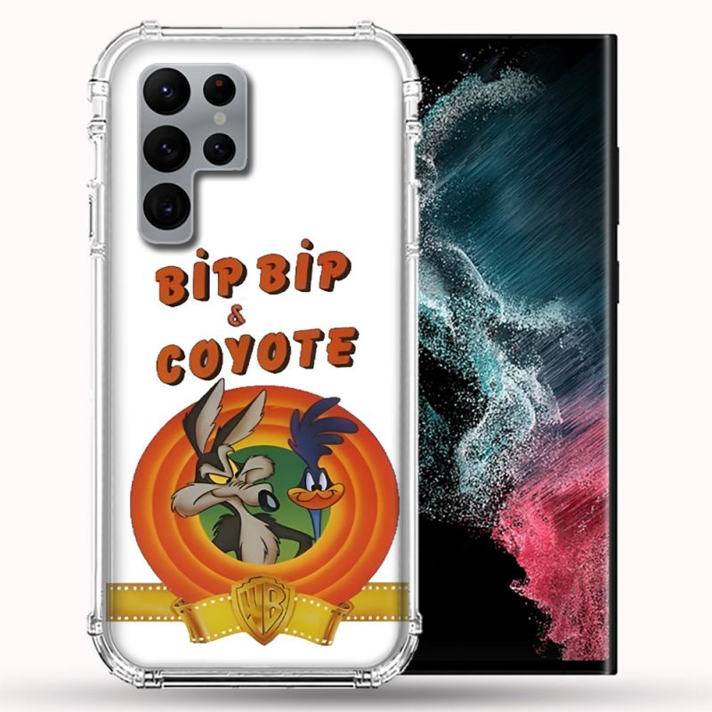 Coque Pour Samsung Galaxy S22 Ultra Bip Bip Coyote