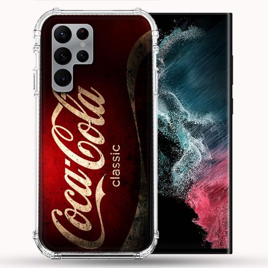 Coque Pour Samsung Galaxy S22 Ultra Coca Cola Classique