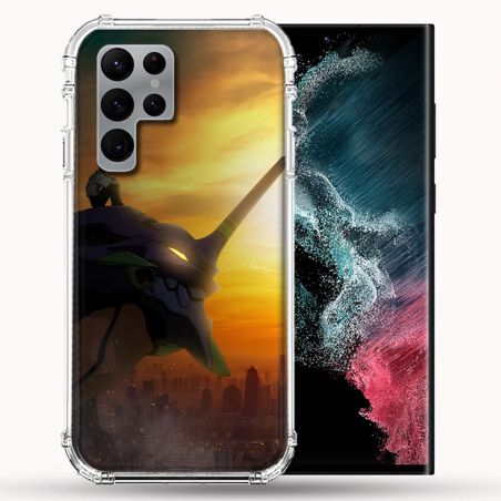 Coque Pour Samsung Galaxy S22 Ultra Manga Evangelion