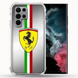 Coque Pour Samsung Galaxy S22 Ultra Ferrari Ligne