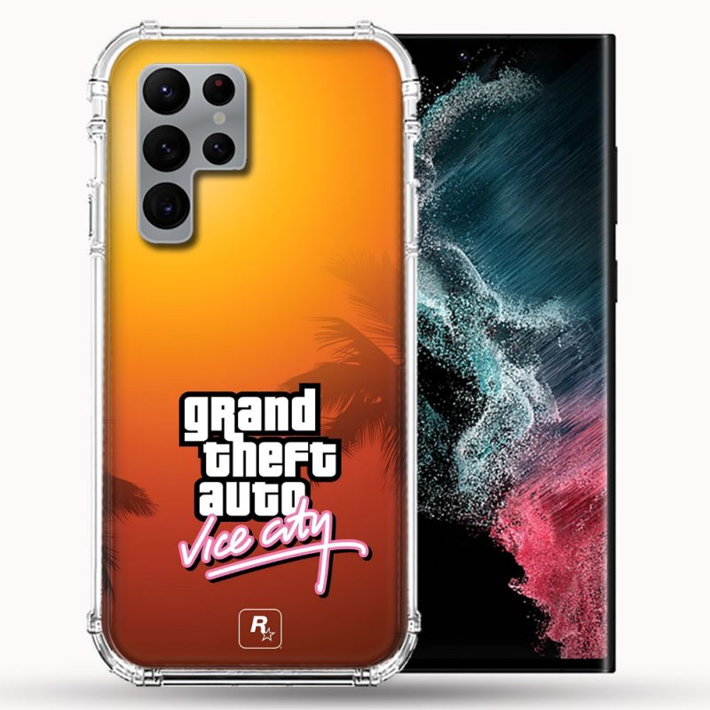 Coque Pour Samsung Galaxy S22 Ultra GTA Vice City