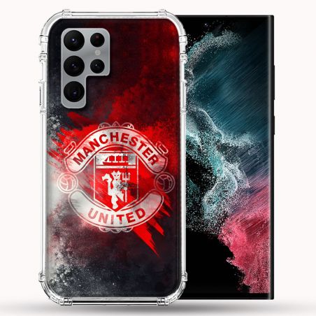 Coque Pour Samsung Galaxy S22 Ultra Foot Manchetser United