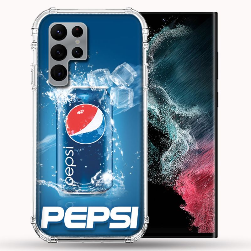 Coque Pour Samsung Galaxy S22 Ultra Pepsi
